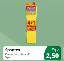 Acqua & Sapone Spontex Panno microfibra XXL 5 pz offerta