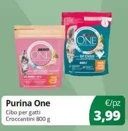 Acqua & Sapone Purina One Cibo per gatti Croccantini offerta