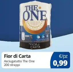 Acqua & Sapone Fior di Carta Asciugatutto The One 200 strappi offerta