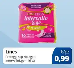 Acqua & Sapone Lines Proteggi slip ripiegati Intervallo&go offerta
