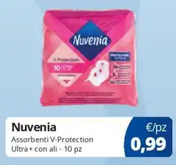 Acqua & Sapone Nuvenia Assorbenti V-Protection Ultra + con ali offerta