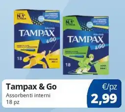 Acqua & Sapone Tampax & Go Assorbenti interni 18 pz offerta