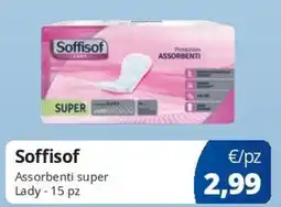 Acqua & Sapone Soffisof Assorbenti super Lady offerta