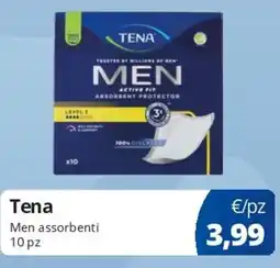 Acqua & Sapone Tena Men assorbenti 10 pz offerta