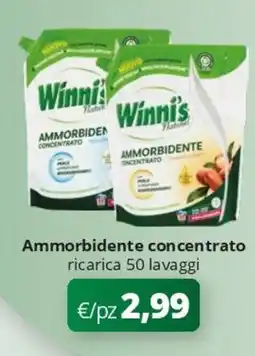 Acqua & Sapone Winni's naturel Ammorbidente concentrato ricarica offerta