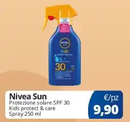 Acqua & Sapone Nivea Sun Protezione solare SPF 30 Kids protect & care Spray offerta