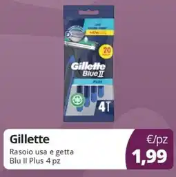 Acqua & Sapone Gillette Rasoio usa e getta Blu II Plus 4 pz offerta