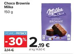 Carrefour Choco Brownie Milka offerta