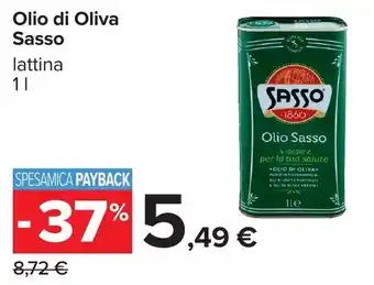 Carrefour Olio di Oliva Sasso offerta