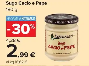 Carrefour Sugo Cacio e Pepe offerta