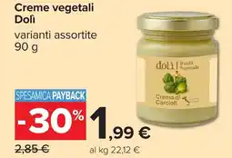 Carrefour Creme vegetali Doli offerta