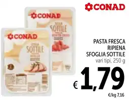 Spazio Conad Pasta fresca ripiena sfoglia sottile offerta