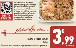 Conad City Kebab di pollo conad offerta