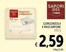 Spazio Conad Gorgonzola e mascarpone offerta