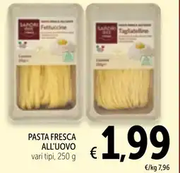 Spazio Conad Pasta fresca all'uovo vari tipi offerta