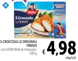 Spazio Conad 5 croccole le originali FINDUS offerta