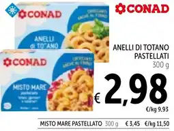 Spazio Conad Anelli di totano pastellati offerta