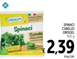 Spazio Conad Spinaci cubello OROGEL offerta