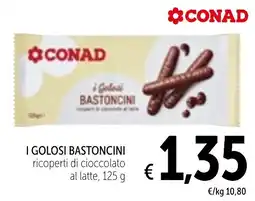 Spazio Conad I golosi bastoncini ricoperti di cioccolato al latte offerta