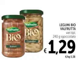 Spazio Conad Legumi bio VALFRUTTA offerta
