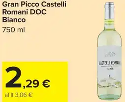 Carrefour Gran Picco Castelli Romani DOC Bianco offerta