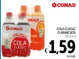 Spazio Conad Cola classic o aranciata offerta