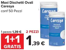 Carrefour Maxi Dischetti Ovali Caresya offerta