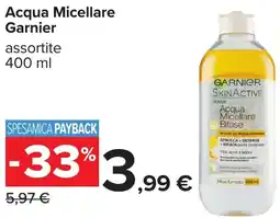Carrefour Acqua Micellare Garnier offerta