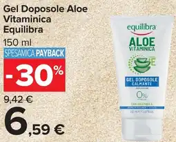 Carrefour Gel Doposole Aloe Vitaminica Equilibra offerta