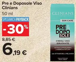 Carrefour Pre e Doposole Viso Clinians offerta