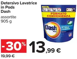 Carrefour Detersivo Lavatrice in Pods Dash offerta