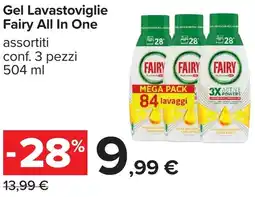 Carrefour Gel Lavastoviglie Fairy All In One offerta