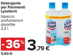 Carrefour Detergente per Pavimenti Lysoform offerta