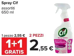 Carrefour Spray Cif offerta
