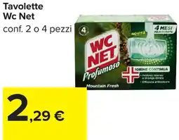 Carrefour Tavolette Wc Net offerta