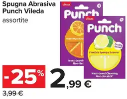 Carrefour Spugna Abrasiva Punch Vileda offerta