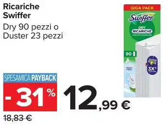 Carrefour Ricariche Swiffer offerta
