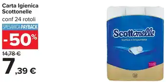 Carrefour Carta Igienica Scottonelle offerta
