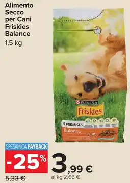 Carrefour Alimento Secco per Cani Friskies Balance offerta