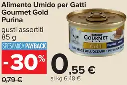Carrefour Alimento Umido per Gatti Gourmet Gold Purina offerta