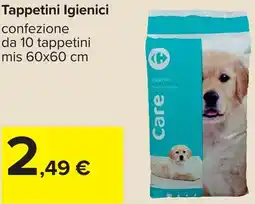 Carrefour Tappetini Igienici offerta