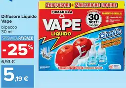 Carrefour Diffusore Liquido Vape offerta