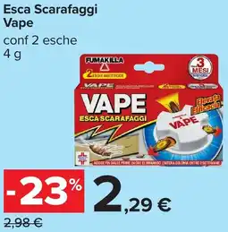 Carrefour Esca Scarafaggi Vape offerta