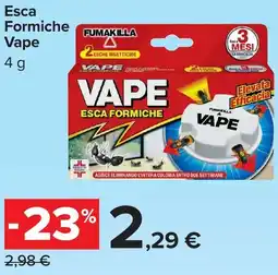 Carrefour Esca Formiche Vape offerta
