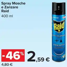 Carrefour Spray Mosche e Zanzare offerta