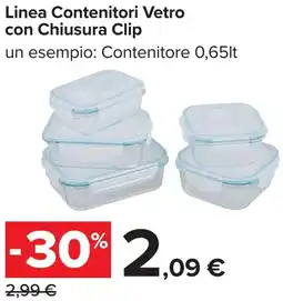 Carrefour Linea Contenitori Vetro con Chiusura Clip offerta