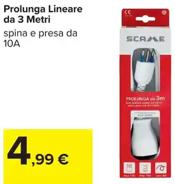 Carrefour Prolunga Lineare da 3 Metri offerta