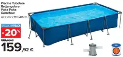 Carrefour Piscina Tubolare Rettangolare Puka Puka Carrefour offerta