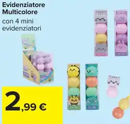 Carrefour Evidenziatore Multicolore offerta