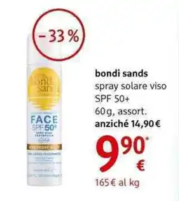 dm drogerie markt bondi sands spray solare viso SPF 50+ offerta